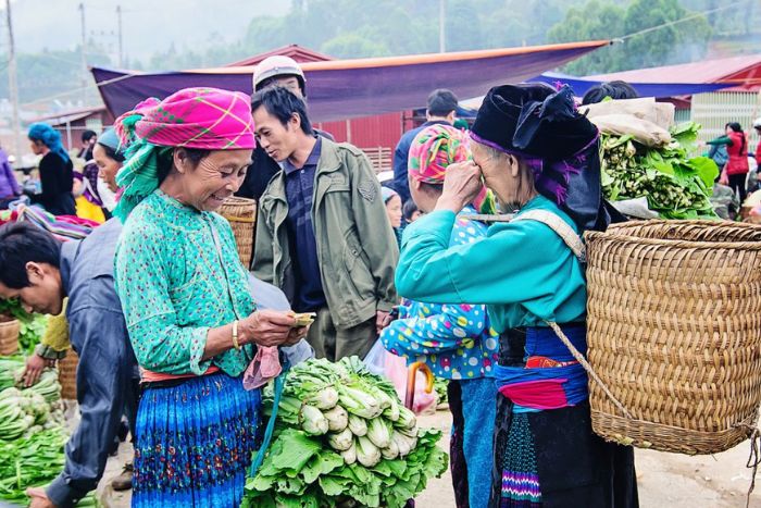 Dong Van Ethnic Market in Ha Giang